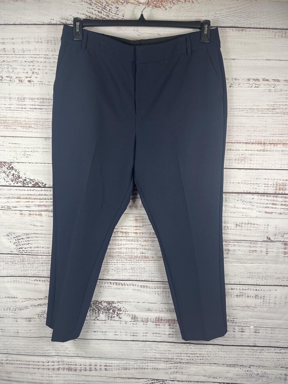Nine West Pants Women's Size 18 Navy Skinny Ankle Dress Work Career Stretch